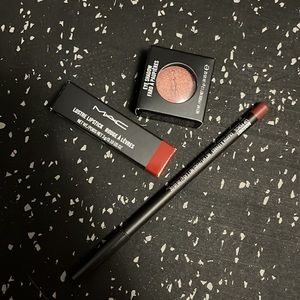 MAC Single Pod Eyeshadow; Lipstick; & Lipliner